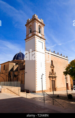 Kirche der Himmelfahrt (Iglesia de la Asunción) in Dénia, Costa Blanca, Spanien Stockfoto