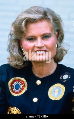 Hannelore Kohl, erste Ehefrau von Bundeskanzler Helmut Kohl, Ca. 1990. Bundeskanzler Helmut Kohl mit der ersten Frau Hannelore Kohl, Ca. 1990. Stockfoto