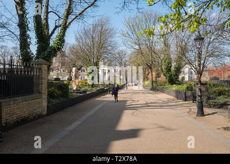 New Walk Fußgängerzone im Stadtzentrum von Leicester Stockfoto