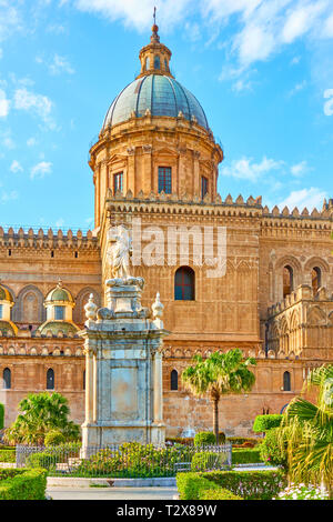 Der Metropolitan Kathedrale der Himmelfahrt der Jungfrau Maria (Kathedrale von Palermo), Palermo, Sizilien, Italien Stockfoto