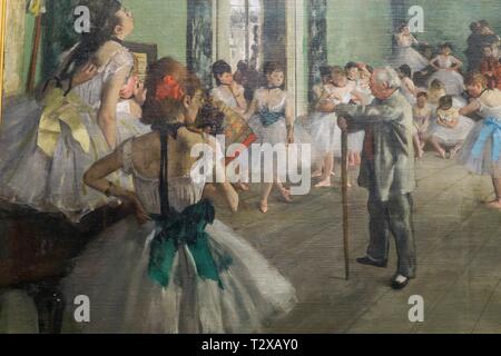 Der impressionistischen Malerei am Musée d'Orsay, Edgar Degas, Paris, Frankreich. Stockfoto