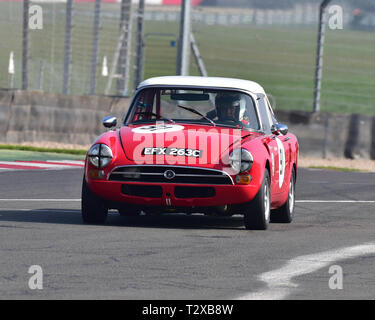 Neil Fröhlich, Sunbeam Tiger, historische Straße Sport Meisterschaft, HSCC, Öffner, Samstag, den 30. März 2019, Donington Park, Rundstrecke, CJM Phot Stockfoto