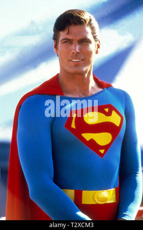 CHRISTOPHER REEVE, Superman, 1978 Stockfoto