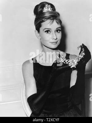 AUDREY HEPBURN, Frühstück bei Tiffany, 1961 Stockfoto