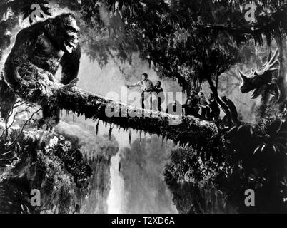 GORILLA, Menschen, Dinosaurier, KING KONG, 1933 Stockfoto