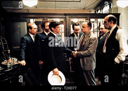 ROBERT DUVALL, James Caan, John CAZALE, Marlon Brando, Richard S. CASTELLANO, DER PATE, 1972 Stockfoto