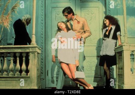 RICHARD O'BRIEN, Susan Sarandon, BARRY BOSTWICK, PATRICIA QUINN, der Rocky Horror Picture Show, 1975 Stockfoto