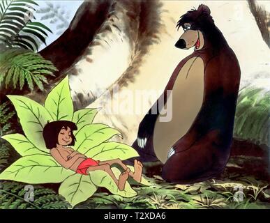 MOWGLI, BALOO der Bär, DAS DSCHUNGELBUCH, 1967 Stockfoto