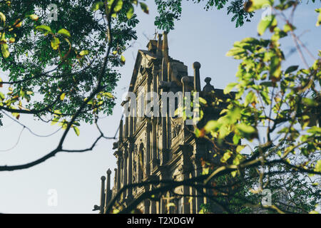 Ruinen von St. Paul's Stockfoto