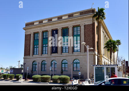 Die MOB-Museum, 300 Stewart Avenue in Downtown Las Vegas Stockfoto