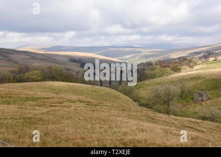 Yorkshire ribblehead Viadukt Stockfoto