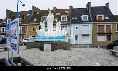 Notre-Dame de Boulogne, Quai de la Vierge, Le Pörtel, Hauts-de-France, Frankreich Stockfoto