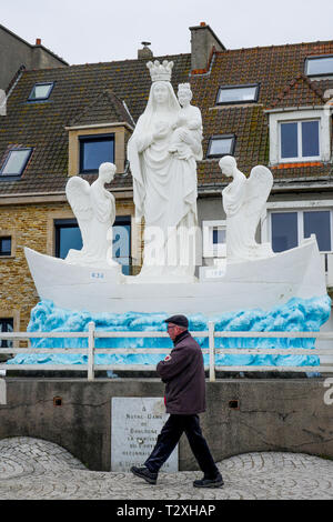 Notre-Dame de Boulogne, Quai de la Vierge, Le Pörtel, Hauts-de-France, Frankreich Stockfoto