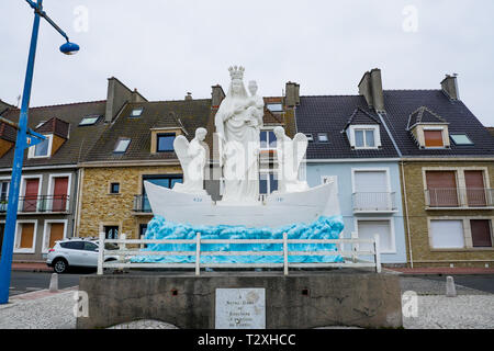 Notre-Dame de Boulogne, Quai de la Vierge, Le Pörtel, Hauts-de-France, Frankreich Stockfoto