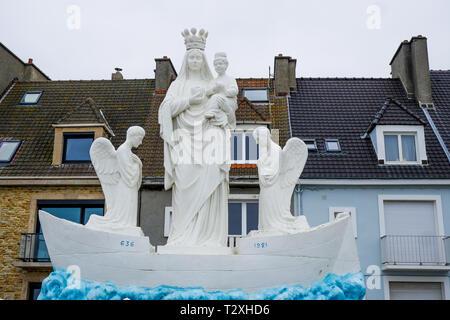 Notre-Dame de Boulogne, Quai de la Vierge, Le Pörtel, Hauts-de-France, Frankreich Stockfoto