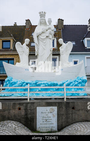 Notre-Dame de Boulogne, Quai de la Vierge, Le Pörtel, Hauts-de-France, Frankreich Stockfoto