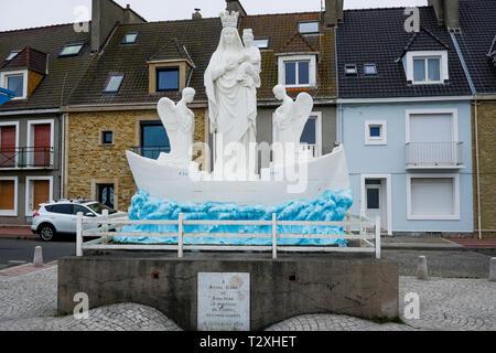 Notre-Dame de Boulogne, Quai de la Vierge, Le Pörtel, Hauts-de-France, Frankreich Stockfoto