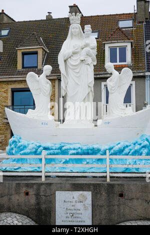 Notre-Dame de Boulogne, Quai de la Vierge, Le Pörtel, Hauts-de-France, Frankreich Stockfoto