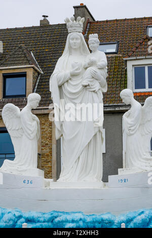 Notre-Dame de Boulogne, Quai de la Vierge, Le Pörtel, Hauts-de-France, Frankreich Stockfoto