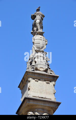 Roland Brunnen in Bratislava, Slowakei. Roland szokokut, Pozsony, Szlovákia. Stockfoto