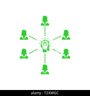 Unternehmerische Entscheidung, Business Plan, Entscheidungsfindung, Management, Planen, Planung, Strategie Symbol Stockfoto