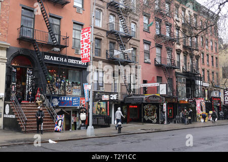 3 Third Street in Manhattan, New York City, NY Stockfoto