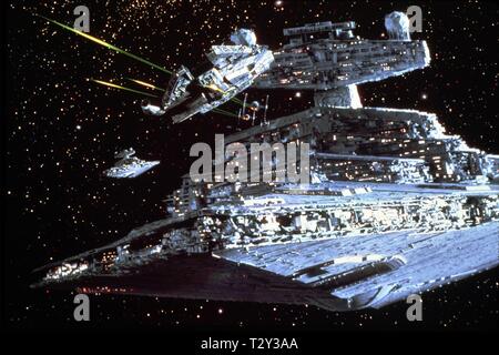 STAR DESTROYER, Star Wars: Episode V - Das Imperium schlägt zurück, 1980 Stockfoto