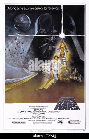 Film Poster, Star Wars: Episode IV - Eine neue Hoffnung, 1977 Stockfoto