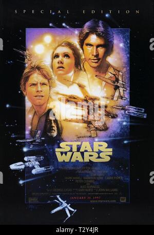 Film Poster, Star Wars: Episode IV - Eine neue Hoffnung, 1977 Stockfoto