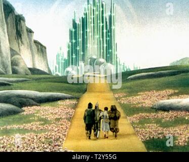 Die Yellow Brick Road, der Zauberer von Oz, 1939 Stockfoto