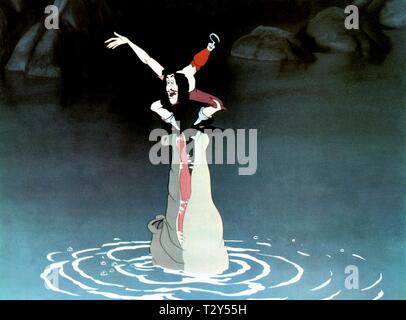 CAPTAIN HOOK, Krokodil, Peter Pan, 1953 Stockfoto