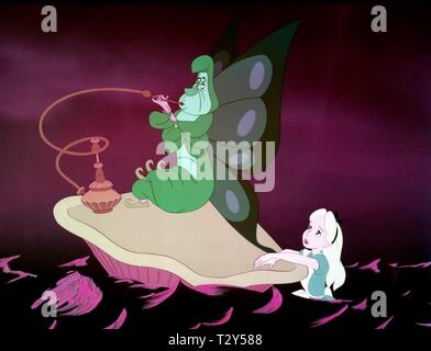 CATERPILLAR, ALICE, Alice im Wunderland, 1951 Stockfoto