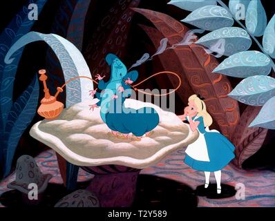 CATERPILLAR, ALICE, Alice im Wunderland, 1951 Stockfoto