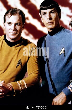 WILLIAM SHATNER, Leonard Nimoy, STAR TREK, 1966 Stockfoto