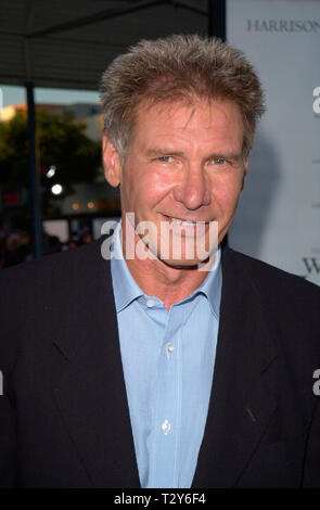 LOS ANGELES, Ca. Juli 18, 2000: Schauspieler Harrison Ford bei der Premiere in Los Angeles, seines neuen Films Was liegt unter. Bild: Paul Smith/Featureflash Stockfoto