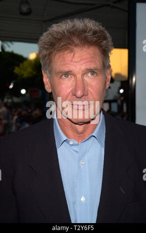 LOS ANGELES, Ca. Juli 18, 2000: Schauspieler Harrison Ford bei der Premiere in Los Angeles, seines neuen Films Was liegt unter. Bild: Paul Smith/Featureflash Stockfoto