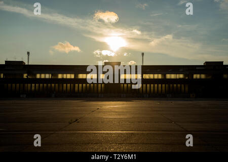 Flughafen Tempelhof Stockfoto