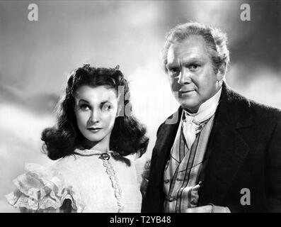 VIVIEN LEIGH, THOMAS MITCHELL, gegangen mit dem Wind, 1939 Stockfoto