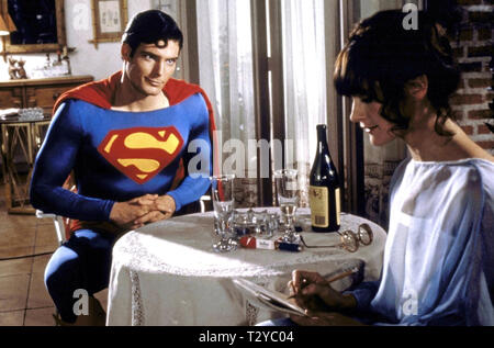 CHRISTOPHER REEVE, Margot Kidder, Superman, 1978 Stockfoto