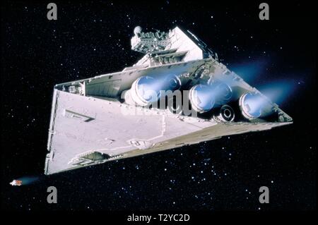 Imperiale Zerstörer, Star Wars: Episode IV - Eine neue Hoffnung, 1977 Stockfoto