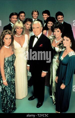 LINDA EVANS, JOHN FORSYTHE, Joan Collins, Dynastie, 1981 Stockfoto
