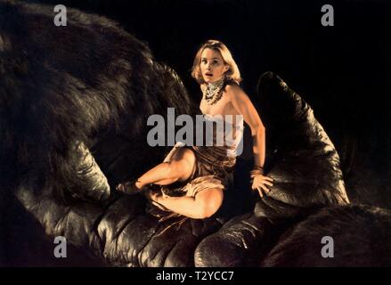 JESSICA LANGE IN GORILLA HAND, KING KONG, 1976 Stockfoto