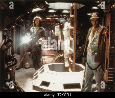 SIGOURNEY WEAVER, YAPHET KOTTO, HARRY DEAN STANTON, Alien, 1979 Stockfoto