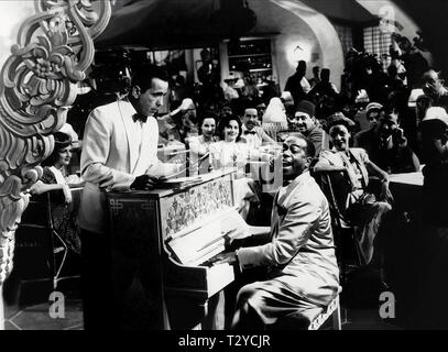 HUMPHREY BOGART, DOOLEY WILSON, Casablanca, 1942 Stockfoto