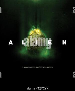 ALIEN Ei POSTER, Alien, 1979 Stockfoto