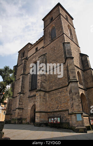 Kirche der Himmelfahrt der Jungfrau Maria in Klodzko. Polen Stockfoto