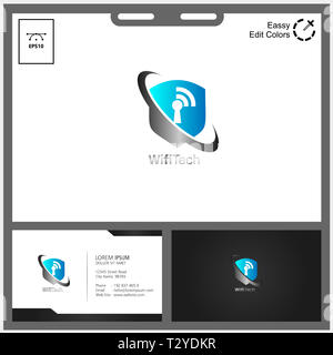 Im Web, business card Name, flayer, app Logo etc. Stockfoto