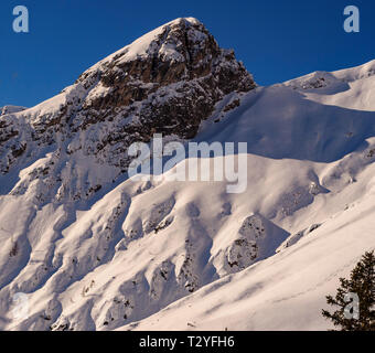 Berge bei hillstation Alpjoch, Skigebiet Hochimst, Imst, Tirol, Österreich, Europa Stockfoto