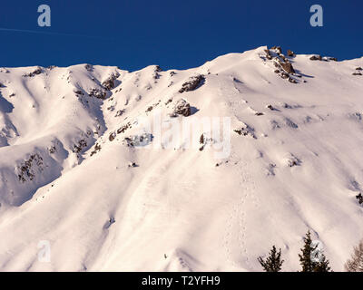 Berge bei hillstation Alpjoch, Skigebiet Hochimst, Imst, Tirol, Österreich, Europa Stockfoto