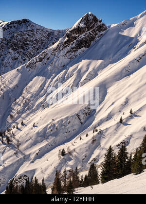 Berge bei hillstation Alpjoch, Skigebiet Hochimst, Imst, Tirol, Österreich, Europa Stockfoto